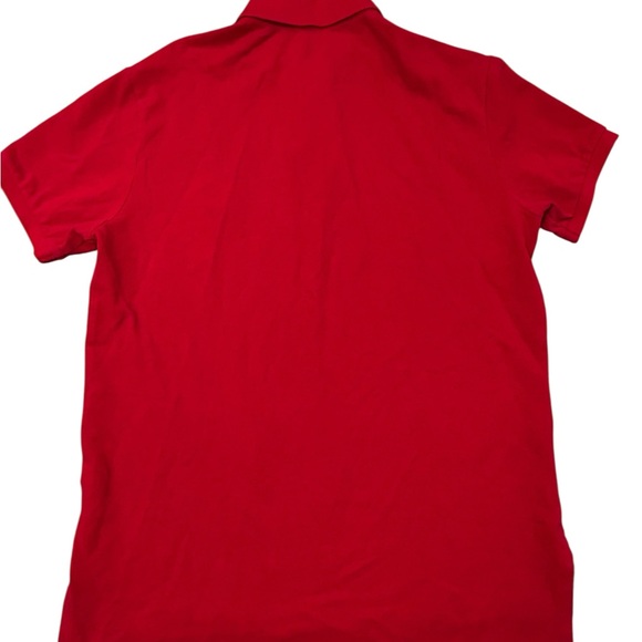 Polo Ralph Lauren Y2k Big Pony American Flag Red Men’s Polo Shirt M Custom Fit - Picture 5 of 9